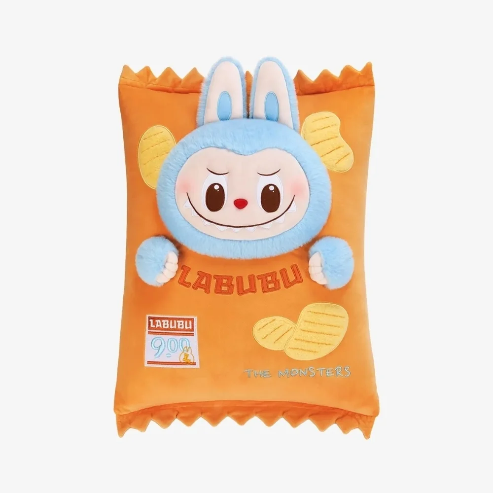 Labubu Wacky Mart Chips Pillow Plush – Pop Mart, BNIB
